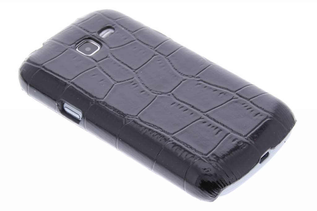 Image of Zwart krokodil design hardcase hoesje voor de Samsung Galaxy Trend Lite