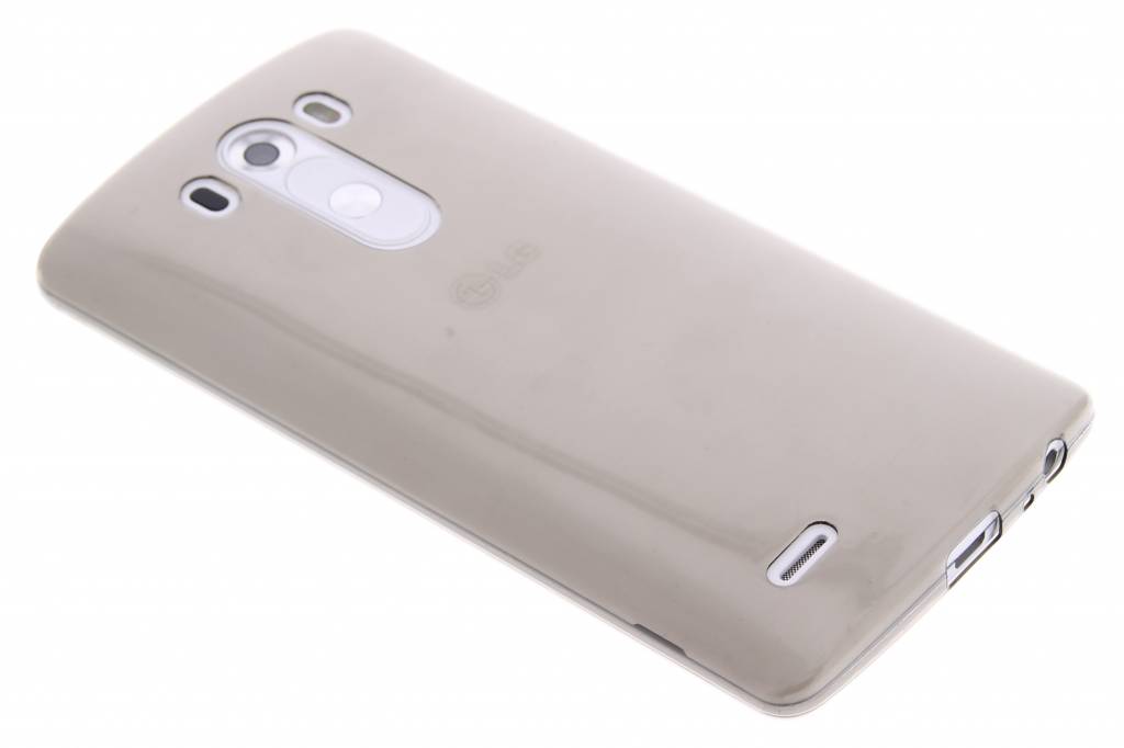 Image of Grijs ultra thin transparant TPU hoesje voor de LG G3