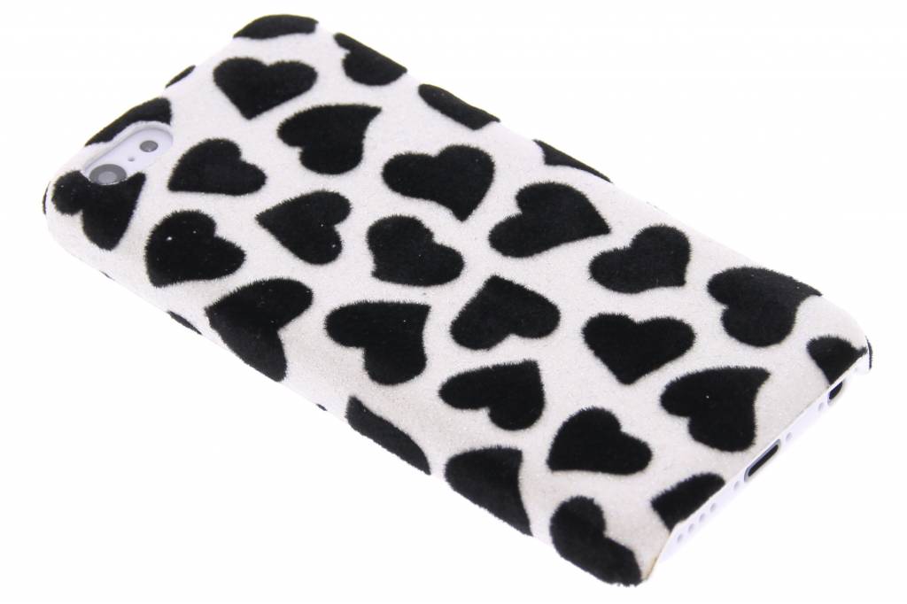 Image of Hartjes flock hardcase hoesje voor de iPhone 5c