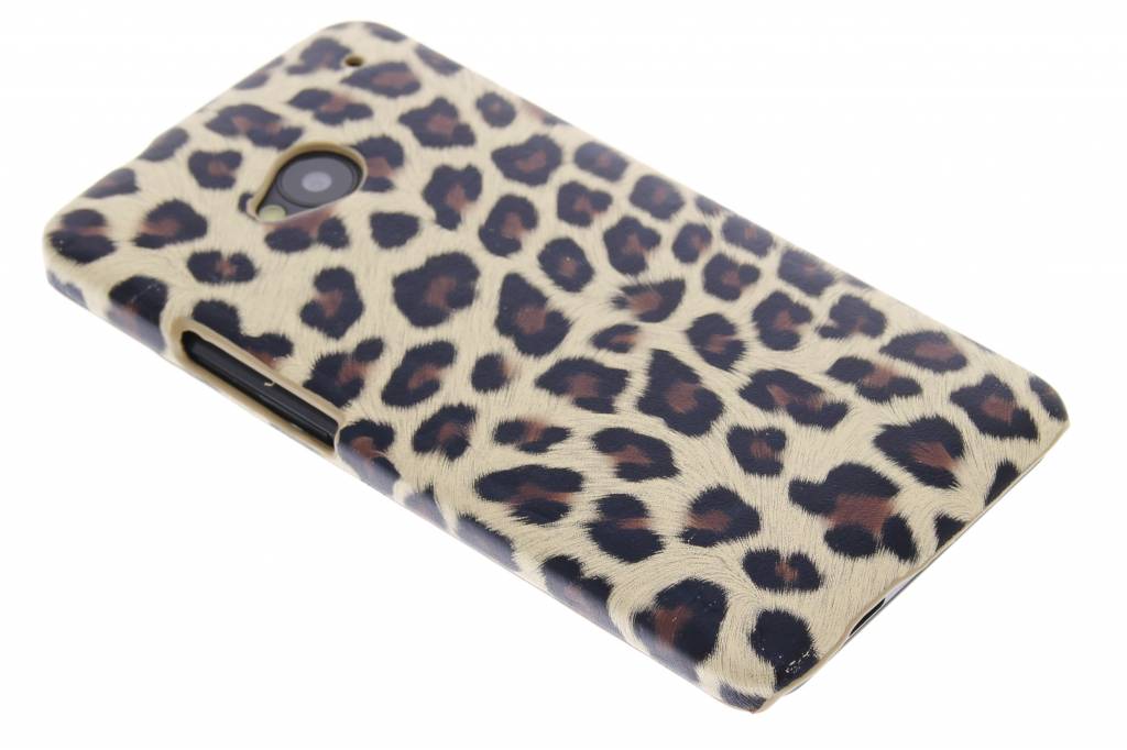 Image of Bruin luipaard design hardcase hoesje voor de HTC One