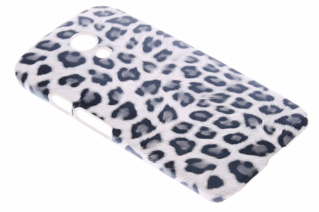 Image of Grijs luipaard design hardcase hoesje voor de Motorola Moto G 2nd Gen 2014