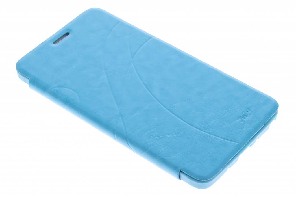 Image of Turquoise lijnmotief booktype hoes voor de Samsung Galaxy Note 4