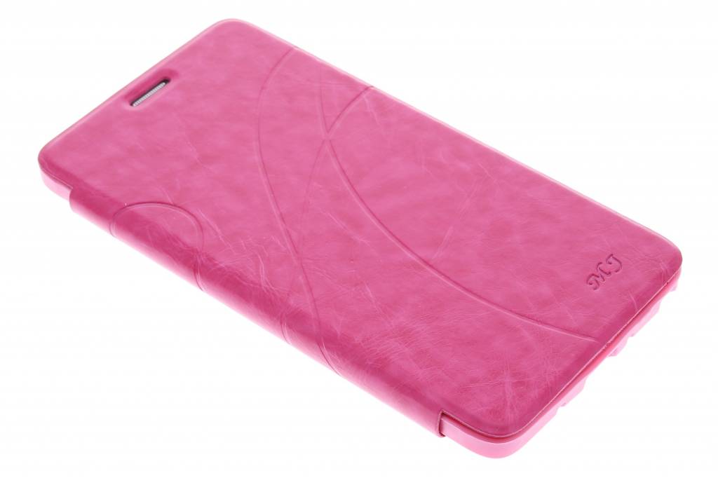 Image of Fuchsia lijnmotief booktype hoes voor de Samsung Galaxy Note 4