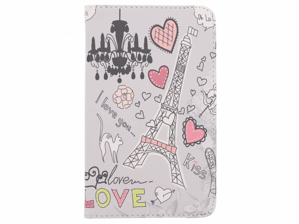 Image of Parijs design tablethoes voor de Samsung Galaxy Tab 3 Lite 7.0