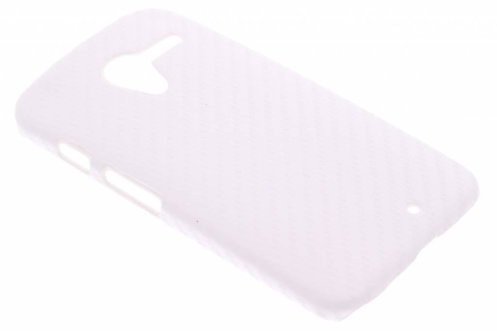 Image of Wit carbon look hardcase hoesje voor de Motorola Moto X