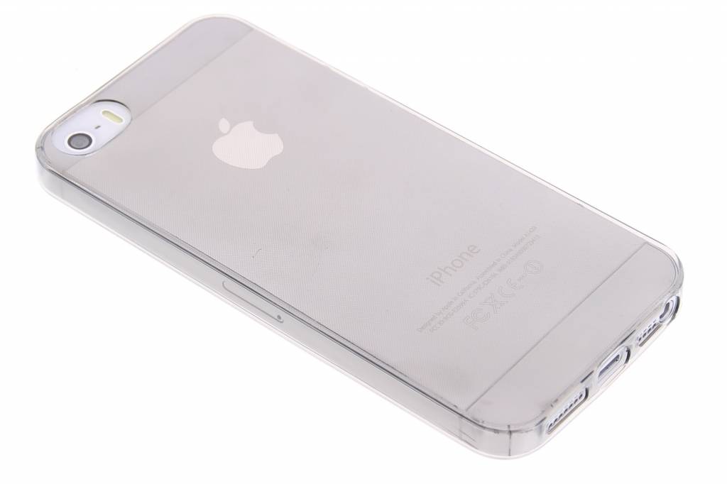 Image of Grijs ultra thin transparant TPU hoesje voor de iPhone 5 / 5s / SE