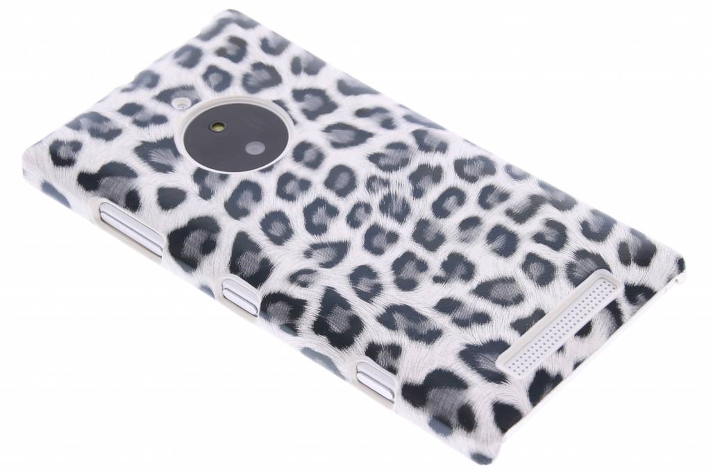 Image of Grijs luipaard design hardcase hoesje voor de Nokia Lumia 830