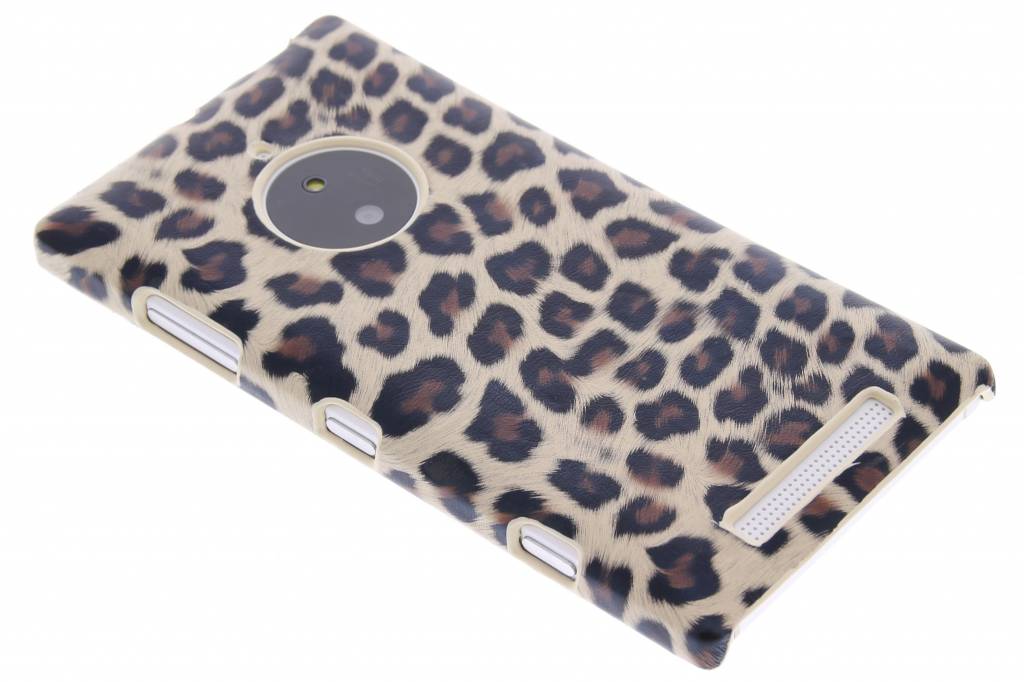 Image of Bruin luipaard design hardcase hoesje voor de Nokia Lumia 830