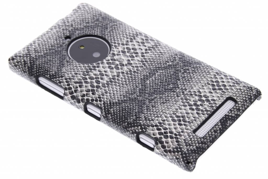 Image of Zwart slangen design hardcase hoesje voor de Nokia Lumia 830