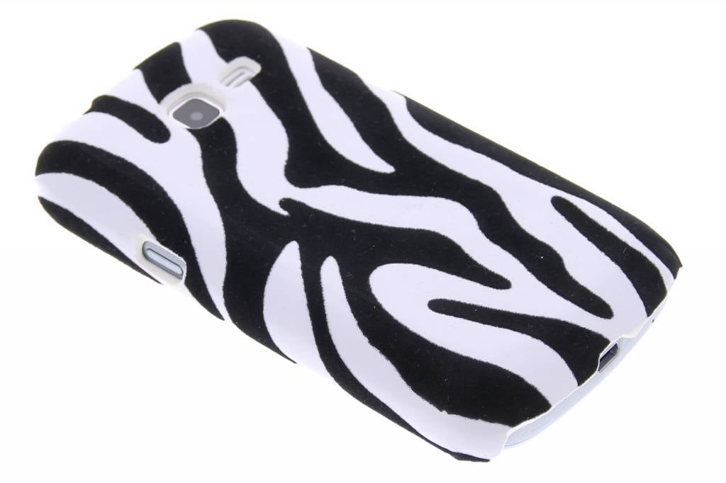 Image of Zebra flock hardcase hoesje voor de Samsung Galaxy Trend Lite