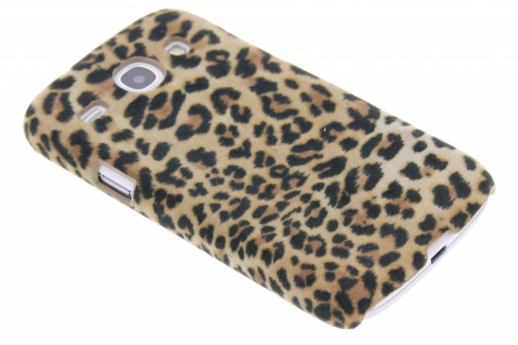 Image of Luipaard flock hardcase hoesje voor de Samsung Galaxy Core