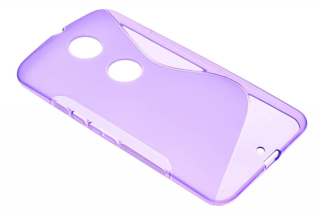 Image of Paars S-line TPU hoesje voor de Motorola Nexus 6