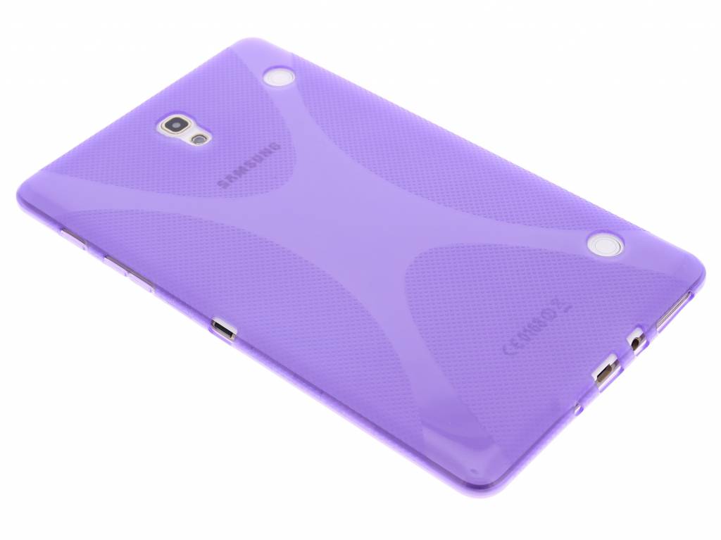 Image of Paarse X-Line TPU tablethoes voor de Samsung Galaxy Tab S 8.4