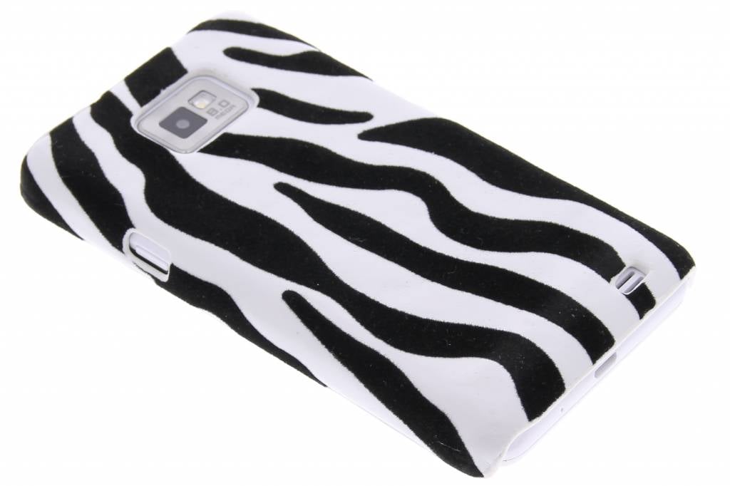 Image of Zebra flock hardcase hoesje voor de Samsung Galaxy S2 (Plus)