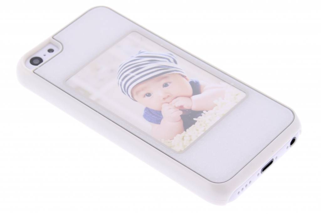 Image of Witte fotolijst hardcase voor de iPhone 5c