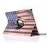 360° draaibare Amerikaanse vlag design tablethoes voor de iPad Air 2 360° draaibare Amerikaanse vlag design tablethoes voor de iPad Air 2