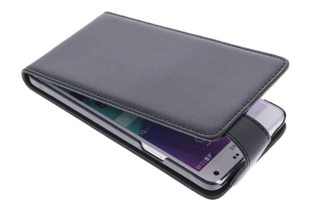 Image of Zwarte stijlvolle flipcase voor de Samsung Galaxy Note 4