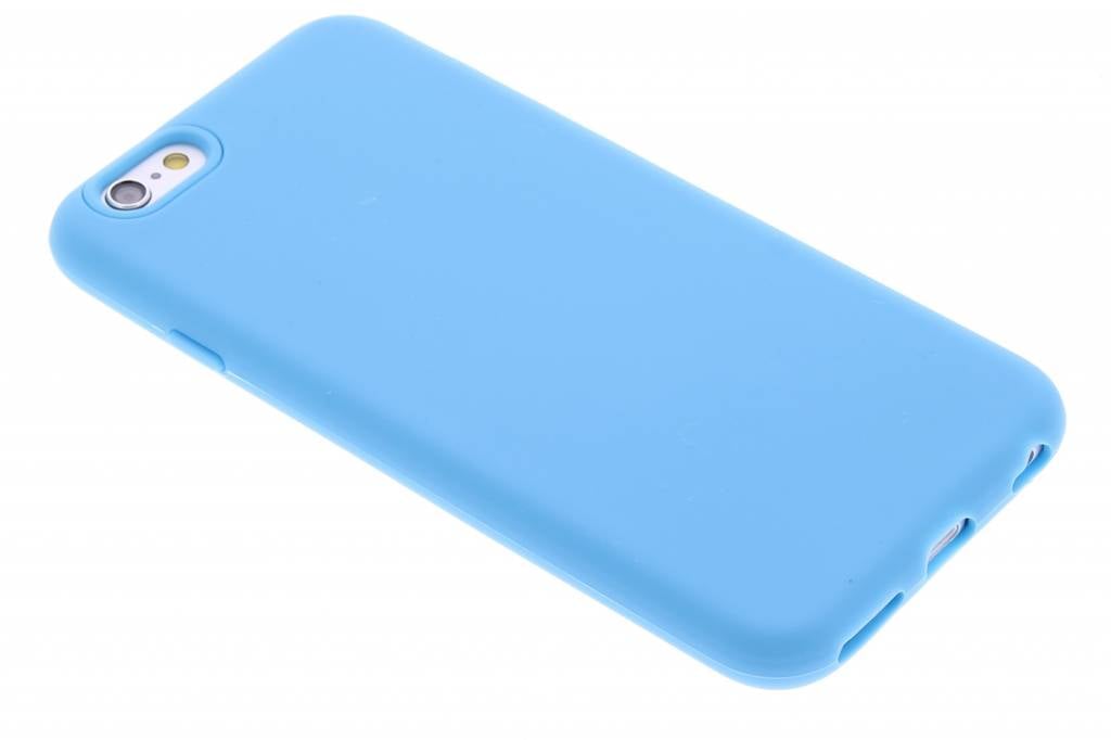 Image of Blauw effen siliconen hoesje voor de iPhone 6 / 6s