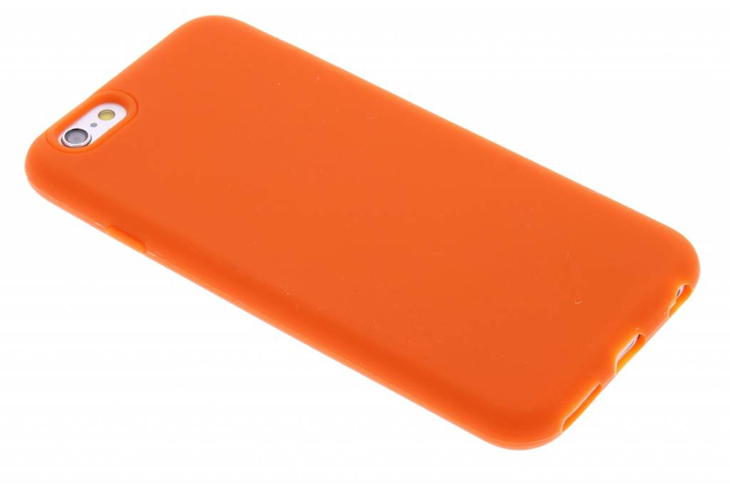 Image of Oranje effen siliconen hoesje voor de iPhone 6 / 6s