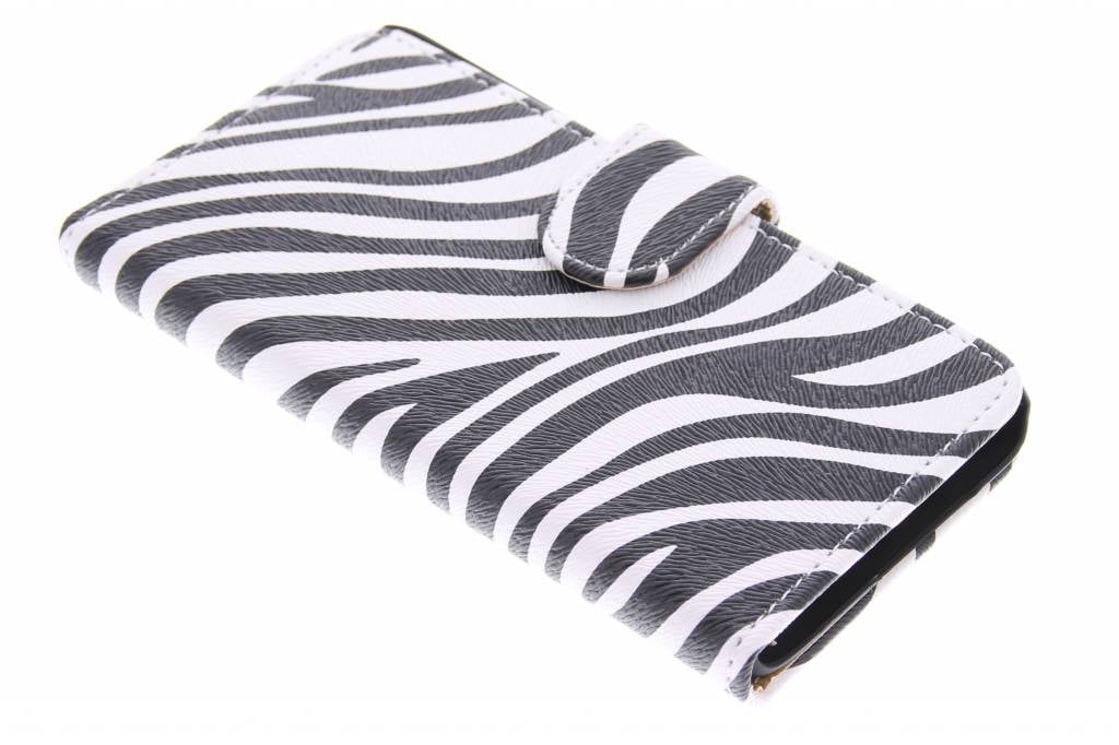 Image of Zebra booktype hoes voor de Samsung Galaxy A3