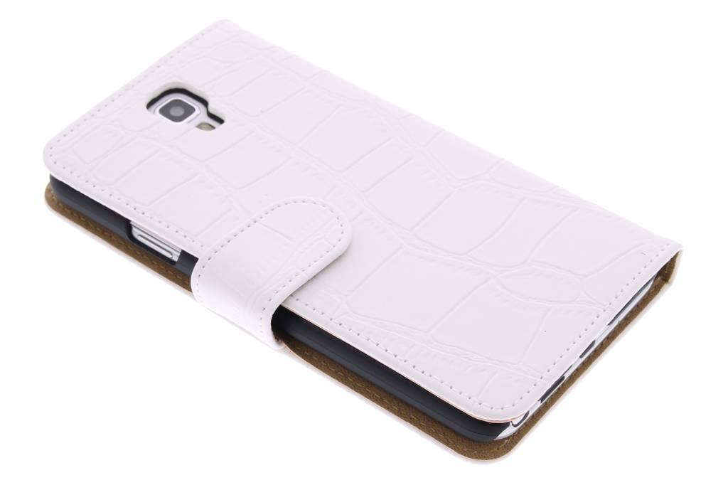 Image of Witte krokodil booktype hoes voor de Samsung Galaxy Note 3 Neo