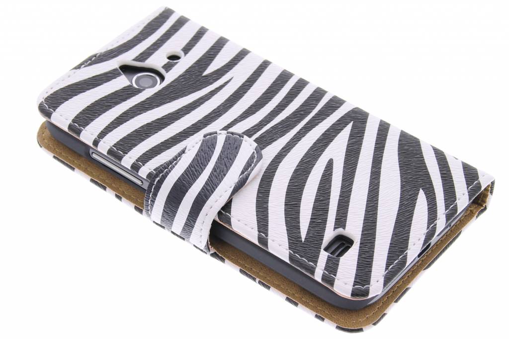 Image of Zebra booktype hoes voor de Huawei Ascend Y550