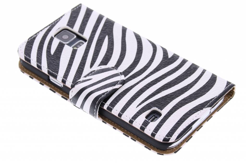 Image of Zebra booktype hoes voor de Samsung Galaxy S5 (Plus) / Neo