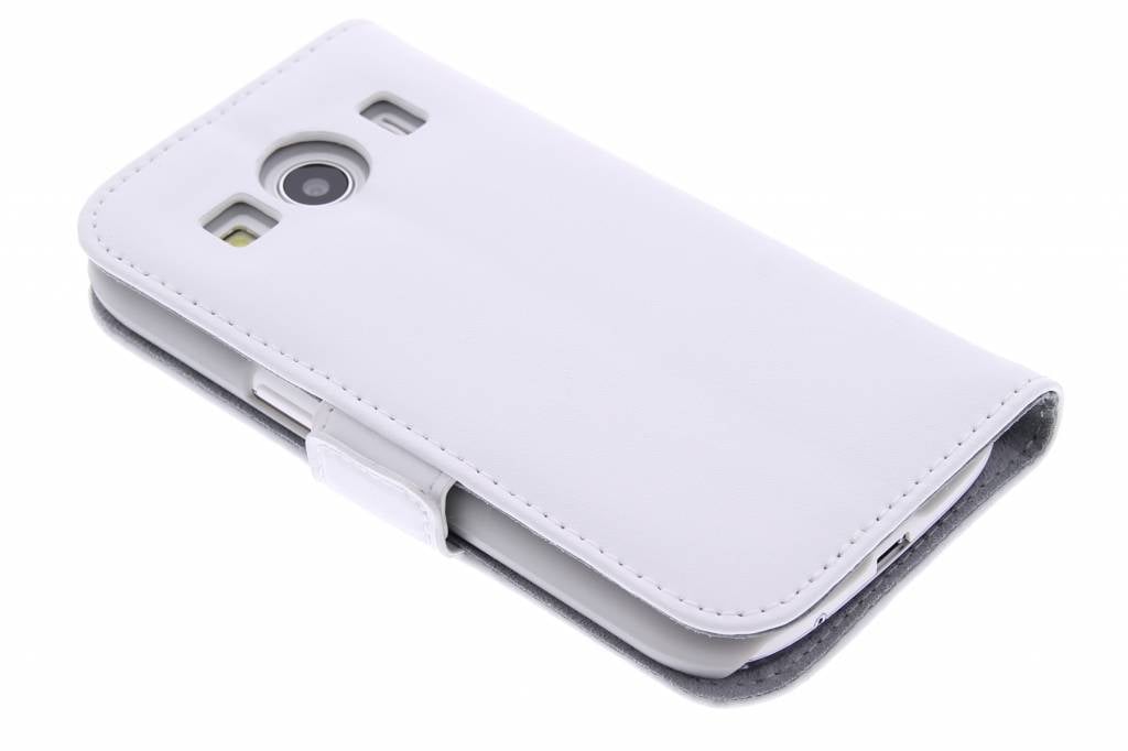 Image of Witte luxe booktype hoes voor de Samsung Galaxy Ace 4