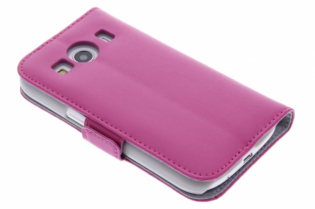 Image of Fuchsia luxe booktype hoes voor de Samsung Galaxy Ace 4