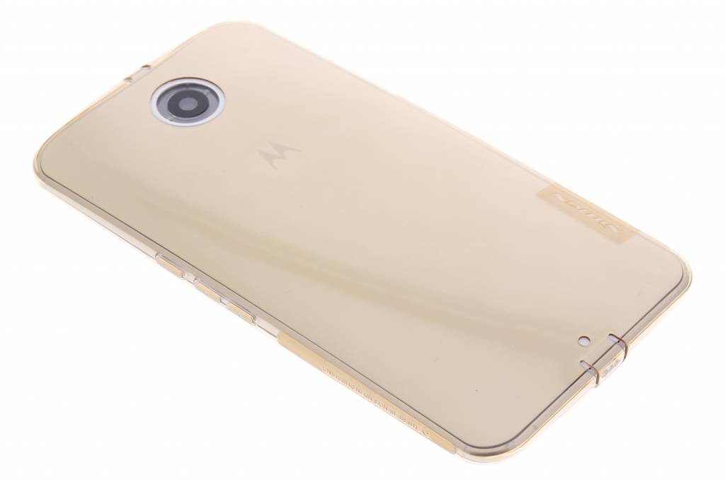 Image of Nature TPU case voor de Motorola Nexus 6 - beige transparant