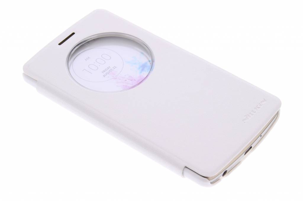 Image of Sparkle slim booktype hoes voor de LG G3 S - Wit