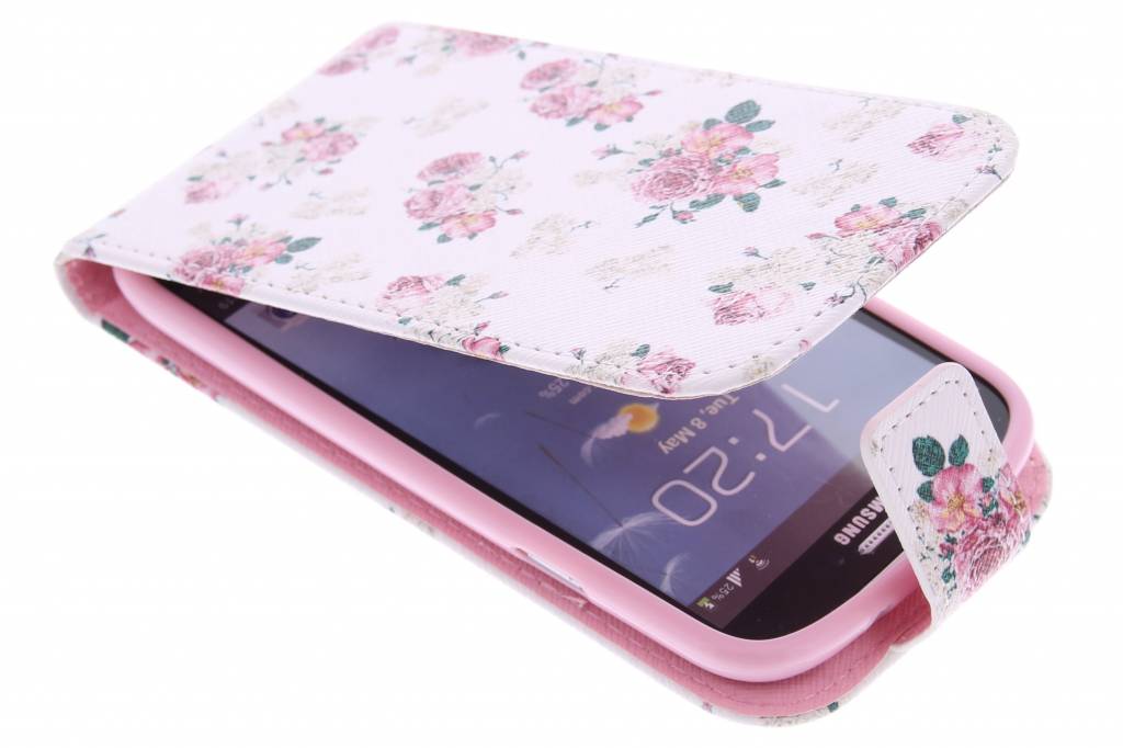 Image of Roosjes design TPU flipcase voor de Samsung Galaxy S3 / Neo