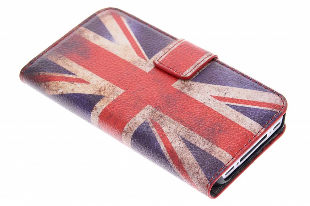 Image of Vintage Britse vlag booktype hoes voor de iPhone 4 / 4s