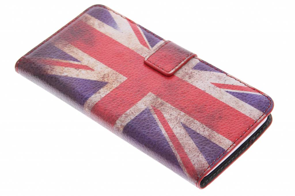 Image of Vintage Britse vlag booktype hoes voor de HTC One