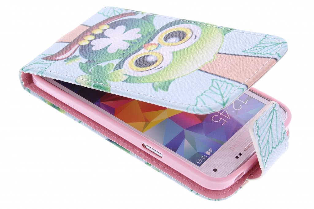 Image of Uil design TPU flipcase voor de Samsung Galaxy S5 Mini