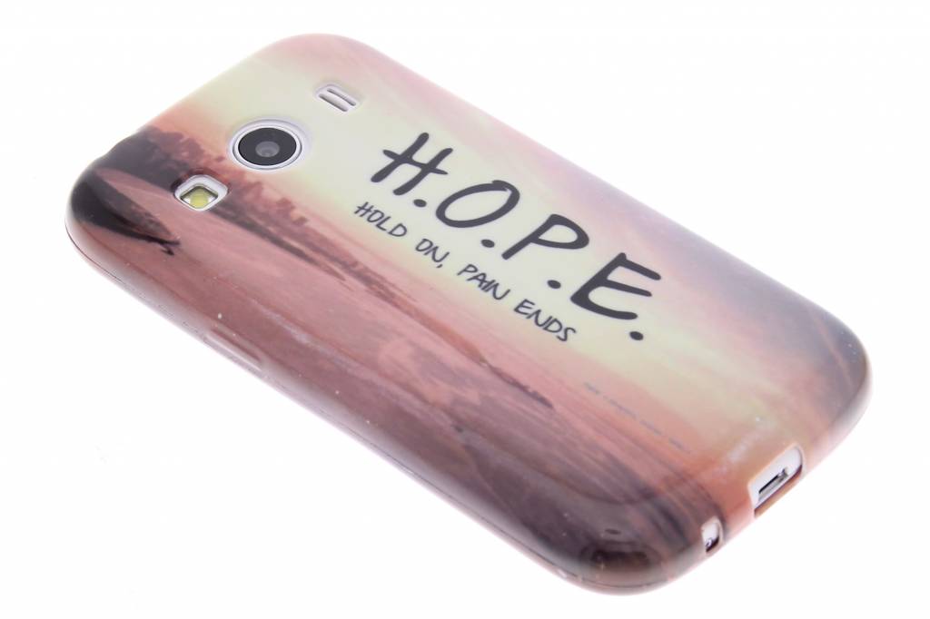 Image of Hope design TPU hoesje voor de Samsung Galaxy Ace 4