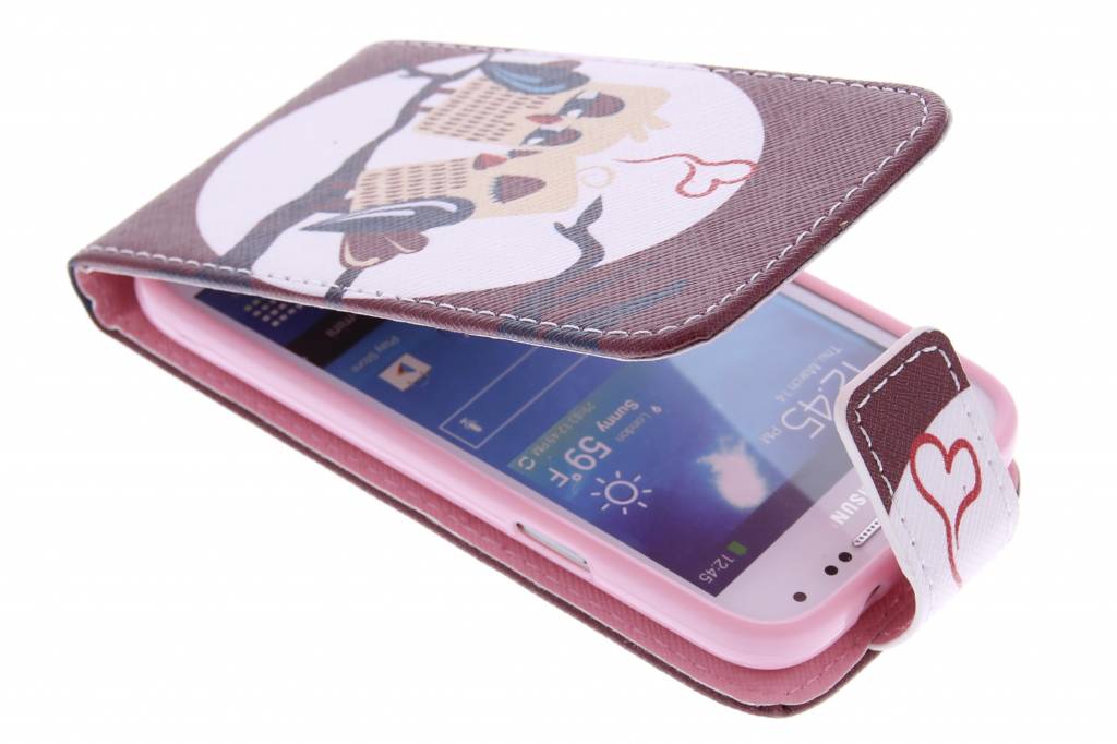 Image of Uiltjes design TPU flipcase voor de Samsung Galaxy S4 Mini