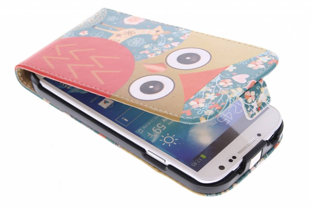 Image of Uil design flipcase voor de Samsung Galaxy S4