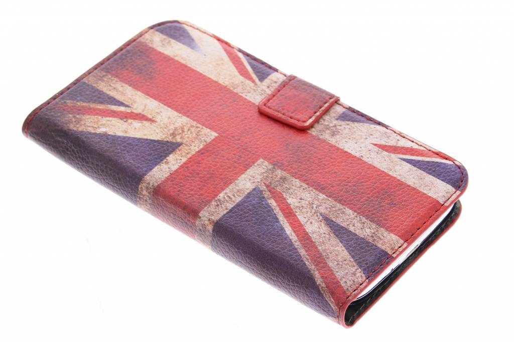 Image of Vintage Britse vlag booktype hoes voor de Samsung Galaxy S4