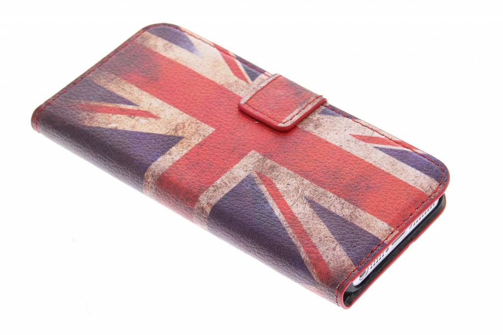 Image of Vintage Britse vlag booktype hoes voor de iPhone 5 / 5s / SE