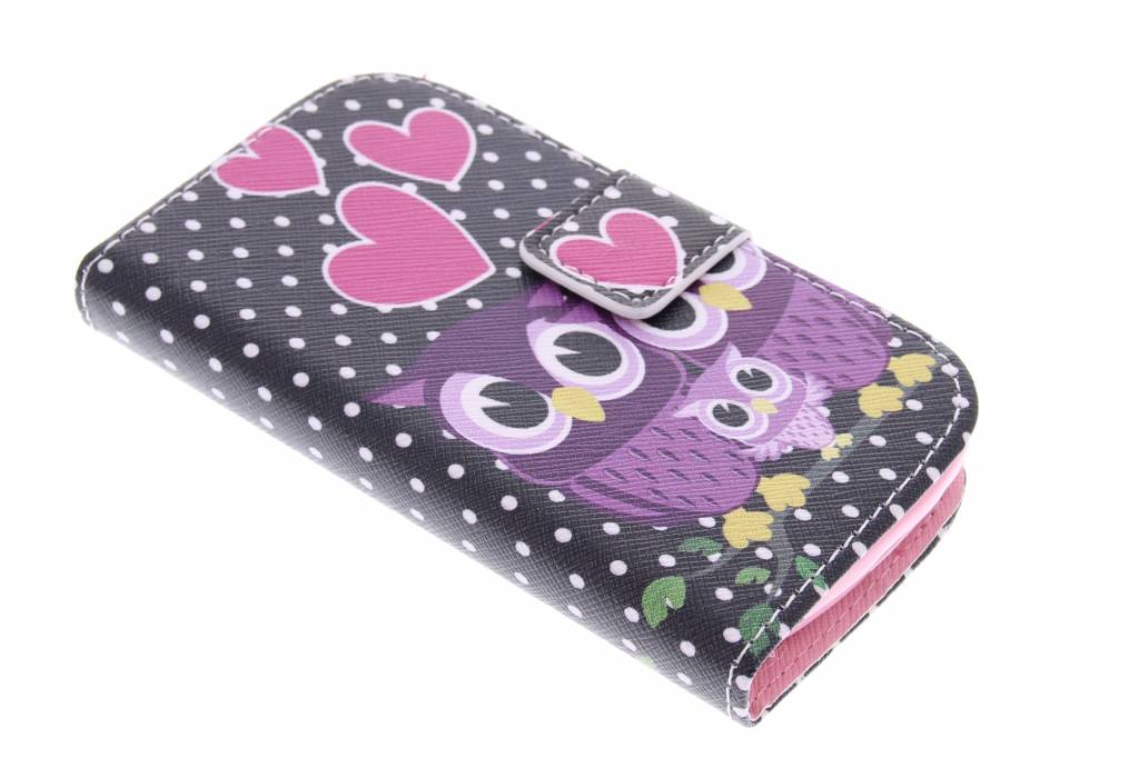 Image of Uiltjes design TPU booktype hoes voor de Samsung Galaxy S Duos / Trend (Plus)