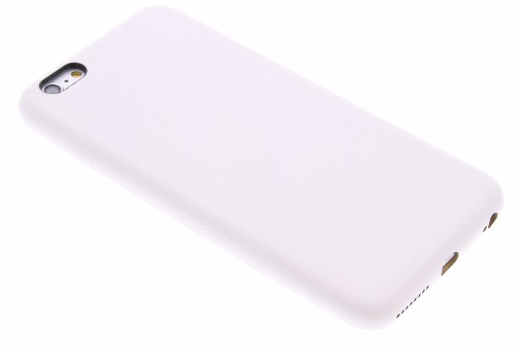 Image of Witte lederen hardcase voor de iPhone 6(s) Plus