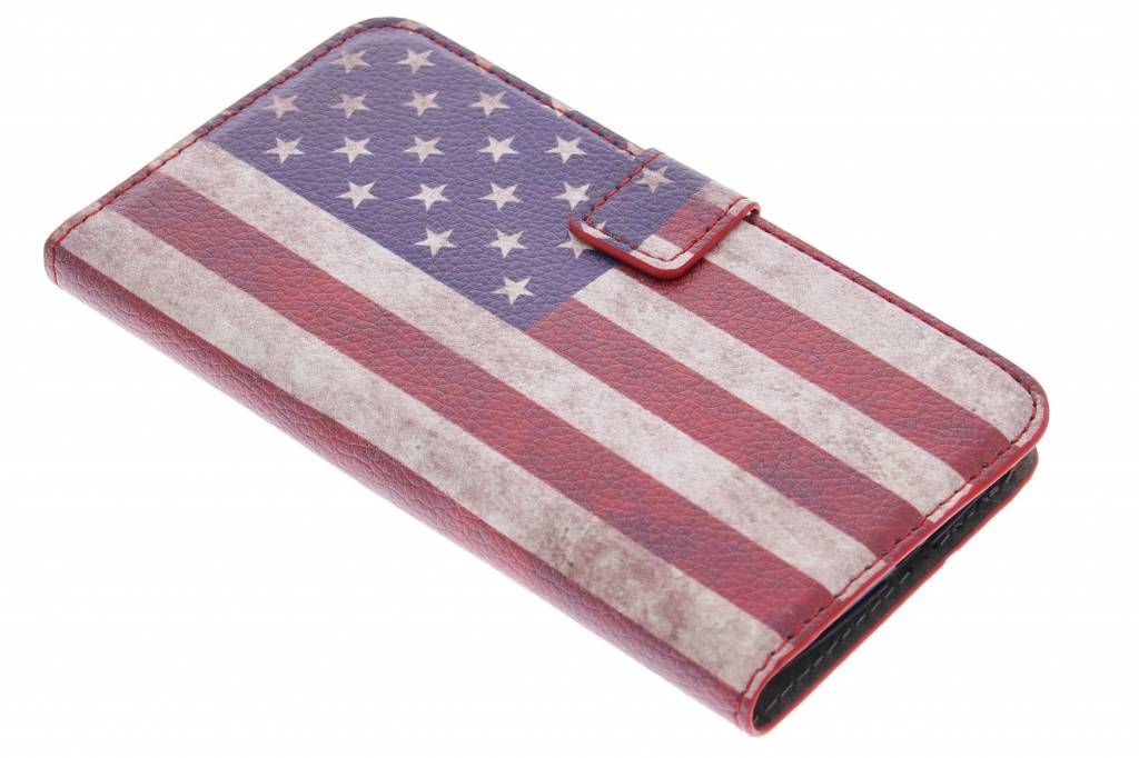 Image of Vintage Amerikaanse vlag booktype hoes voor de LG Nexus 5