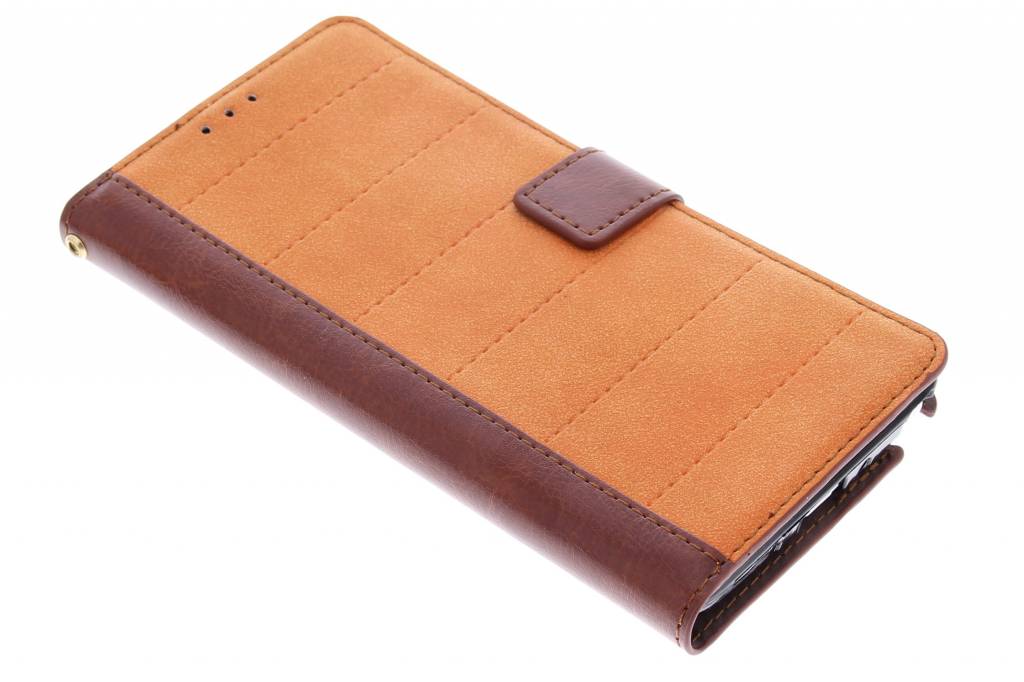 Image of Oranje business TPU booktype hoes voor de Samsung Galaxy Note 4