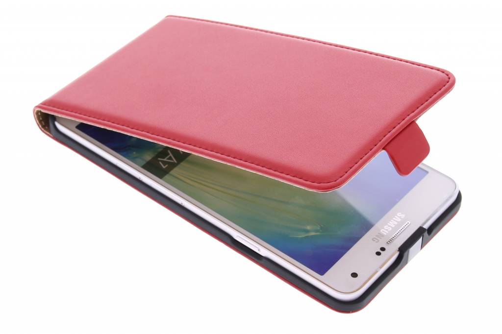 Image of Rode luxe flipcase voor de Samsung Galaxy A7