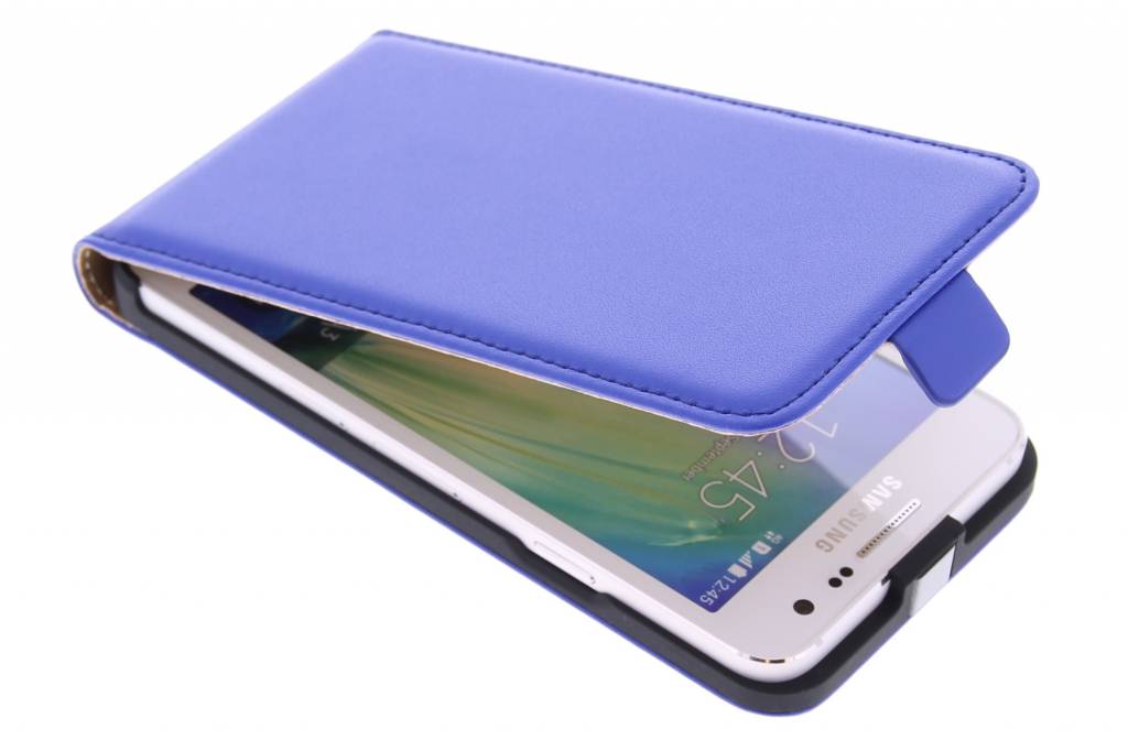 Image of Blauwe luxe flipcase voor de Samsung Galaxy A3