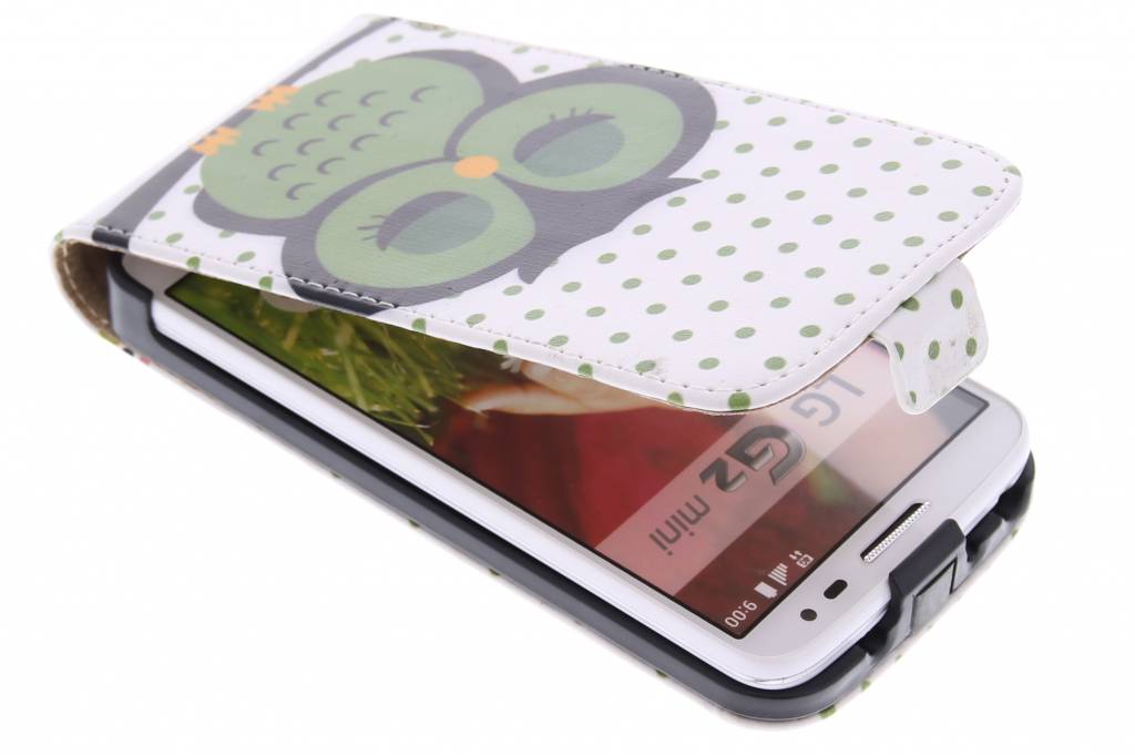 Image of Uil design flipcase voor de LG G2 Mini