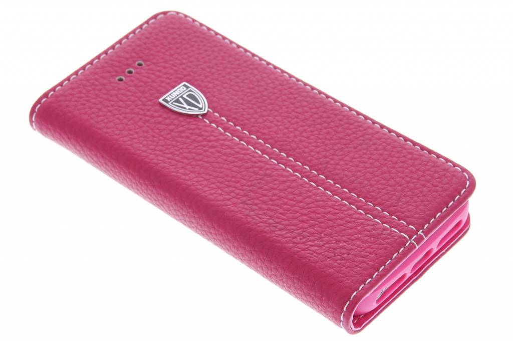 Image of Fuchsia premium TPU booktype hoes voor de iPhone 5 / 5s / SE