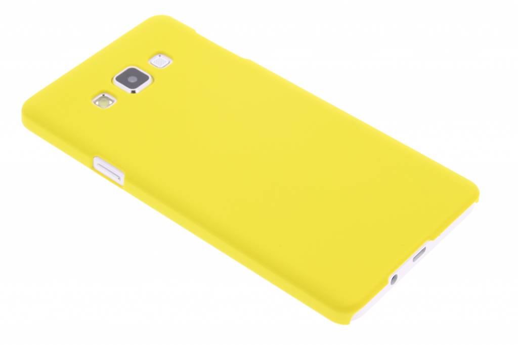 Image of Geel effen hardcase hoesje voor de Samsung Galaxy A7