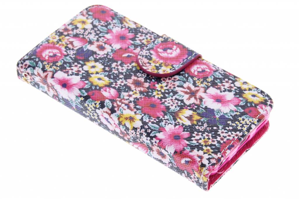 Image of Bloemen design TPU booktype hoes voor de iPhone 5c